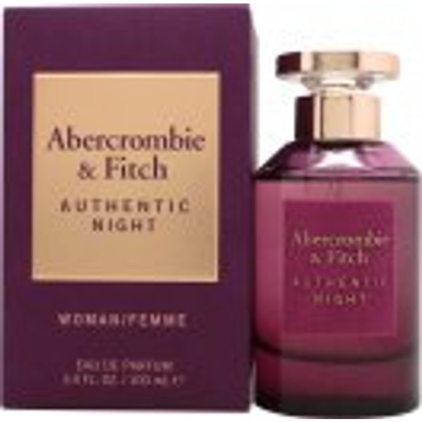 Abercrombie & Fitch Authentic Night Eau de Parfum 100ml Spray
