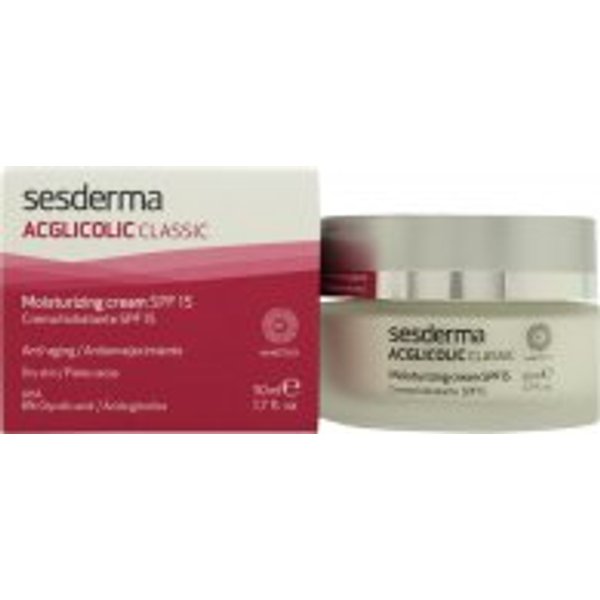 Sesderma Acglicolic Classic Moisturising Cream SPF15 50ml
