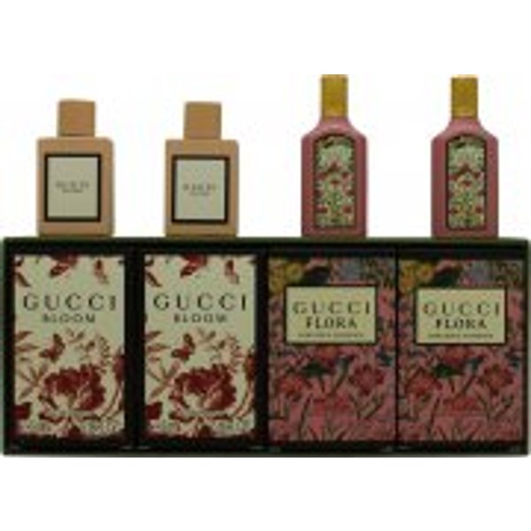 Gucci Miniature Gift Set 2 x 5ml Bloom EDP + 2 x 5ml Flora EDP
