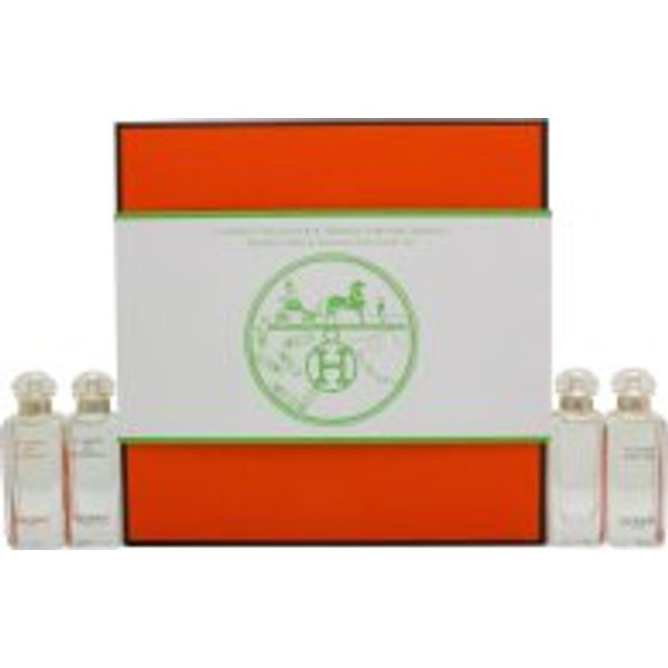 Hermes Mini Set 4X7.5Ml (jardin A Cythere Edp + Sur Le Nil Edt + Jardin Monsieur Edt + Sur La Lagune), Clear