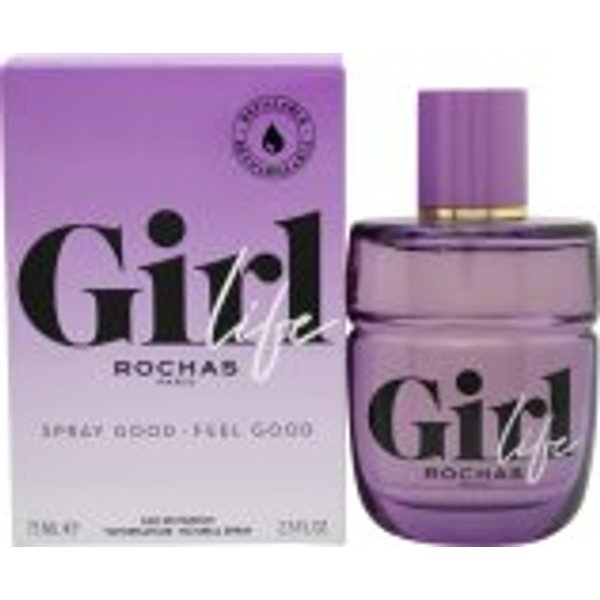 Rochas Girl Life Eau de Parfum 75ml Refillable Spray