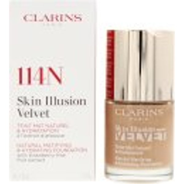 Clarins Skin Illusion Velvet Foundation 30ml - 114N