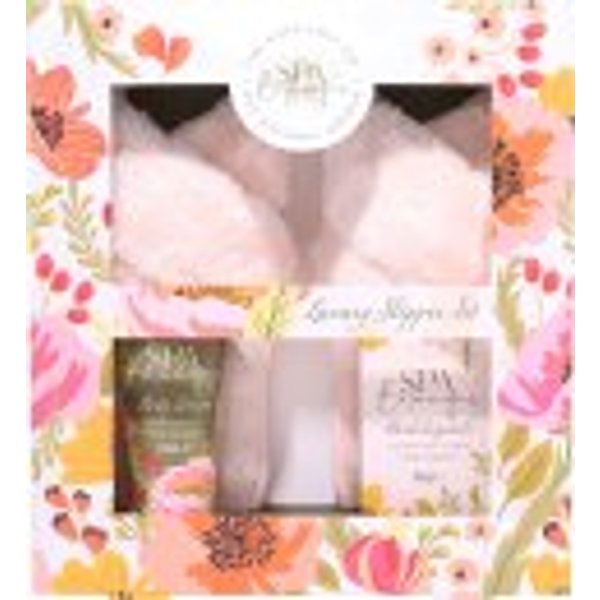 The Kind Edit Co. Spa Botanique Slipper Gift Set