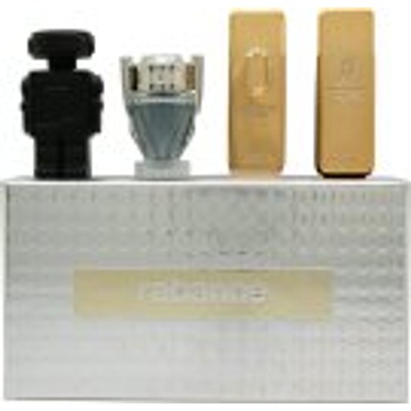 Paco Rabanne Miniatures Gift Set 5ml 1 Million EDT + 5ml Million Gold EDP Intense + 5ml Invictus EDT + 5ml Phantom Parfum
