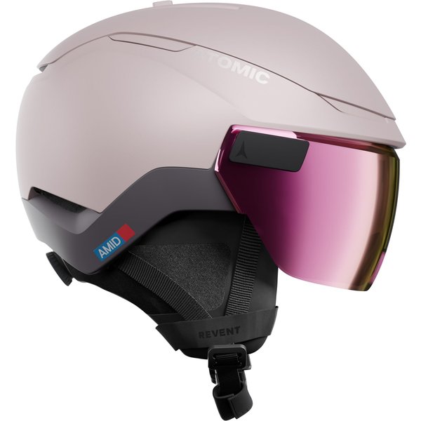 Atomic Revent GT Amid Visor HD, Skihelm mit Visier, grau