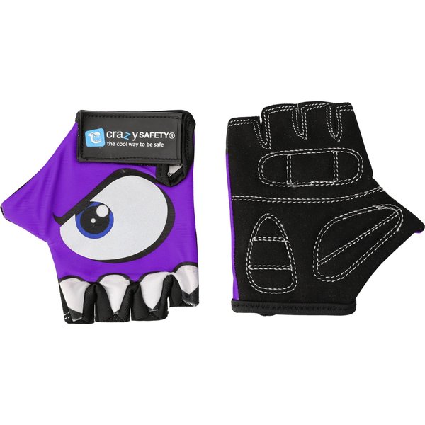 Crazy Safety, Fahrradhandschuhe, Junior, lila