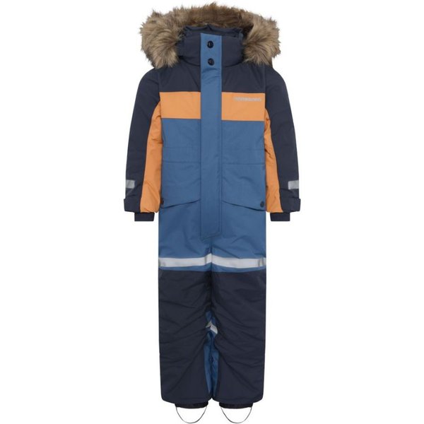 Didriksons Bjärven, Schneeanzug, Junior, blau/orange