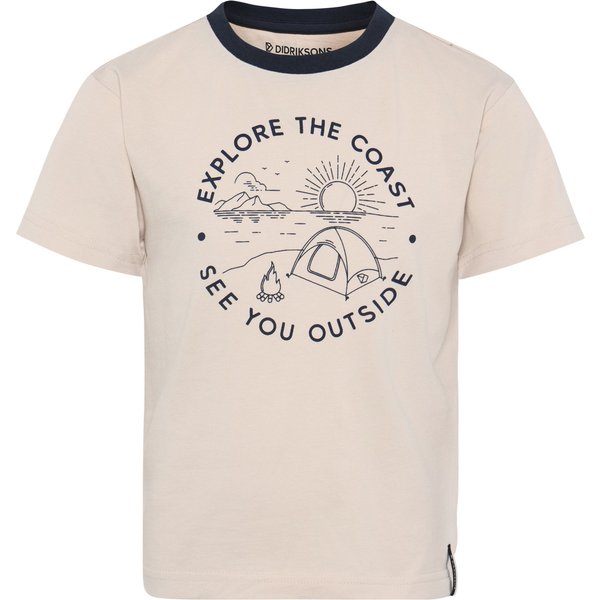 Didriksons Mynta, T-Shirt, Junior, beige
