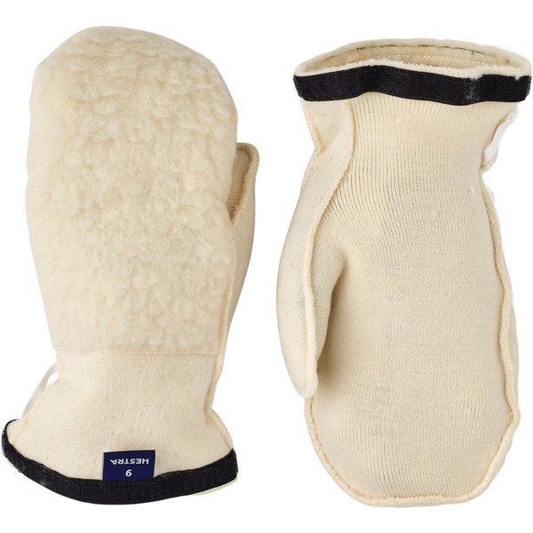 Hestra Heli Ski Wool Liner, Unterzieh-Fäustling, weiß