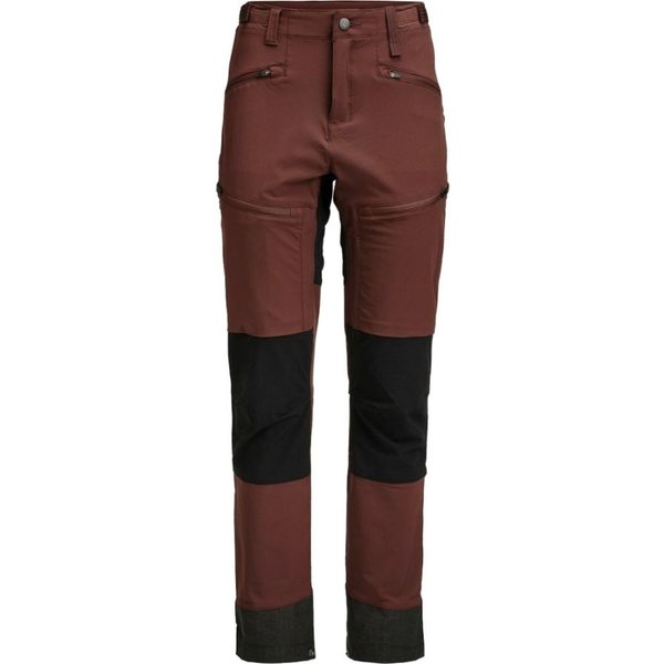 Lundhags Padje Stretch Pant, Wanderhose, Damen, Rot/Schwarz