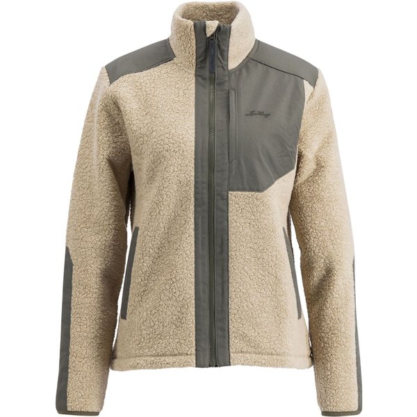 Lundhags Saruk Wool Pile Mid Full Zip, Midlayer, Damen, Beige