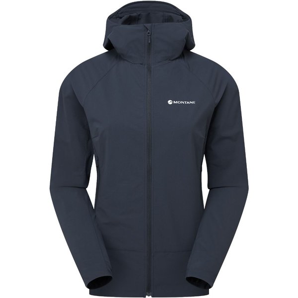 Montane F Tenacity Nano Hoodie, Softshelljacke, Damen, Blau