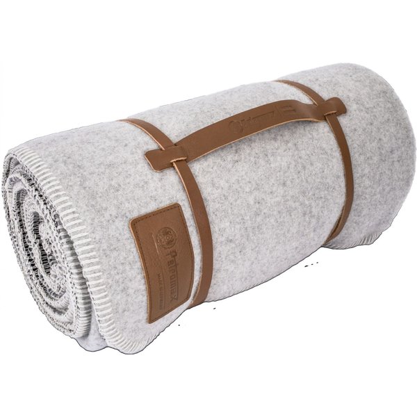 Petromax Smoky Wool Blanket, Decke, weiß/grau