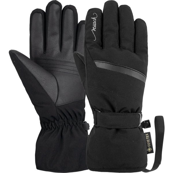 Reusch Sandy, Skihandschuhe, Damen, Schwarz/Silber