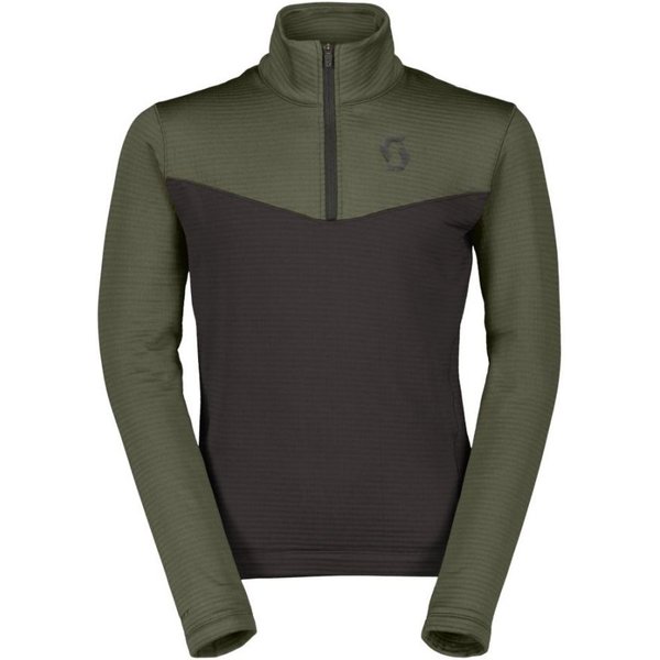 Scott Defined Light, Fleecepullover, Junior, dunkelgrün/schwarz