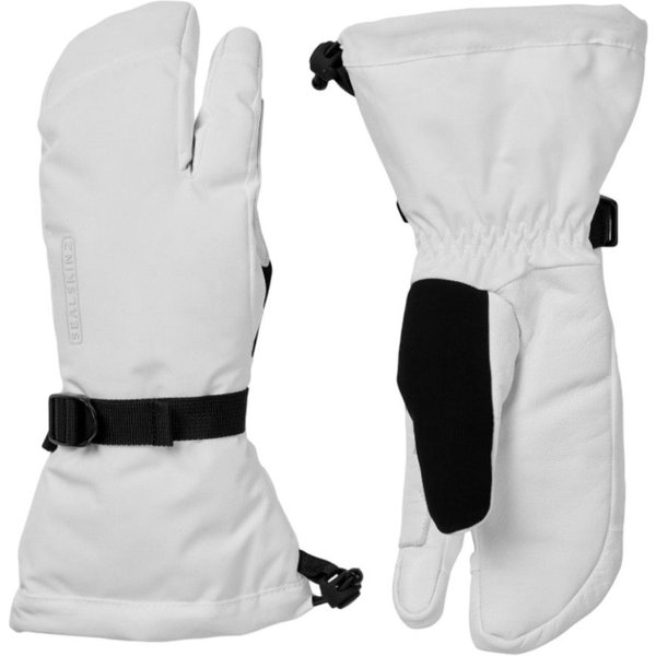 Sealskinz Congham, 3 Finger, Handschuhe, weiß