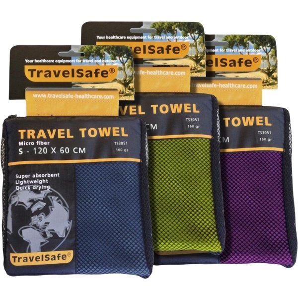 TravelSafe Reisestuch Mikrofaser S, blau