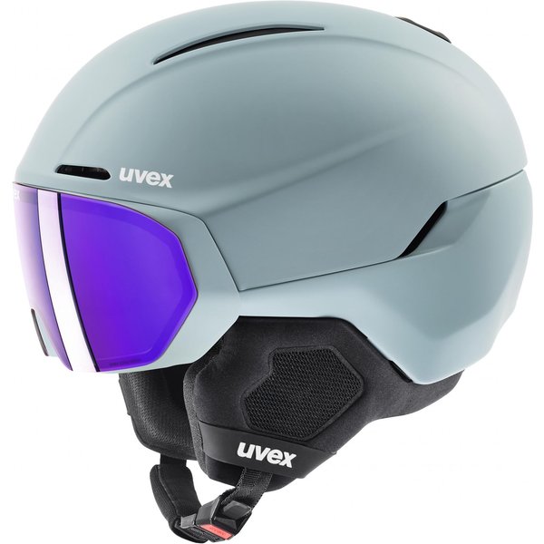Uvex Horizon CV Visor, Skihelm mit Visier, blau/grün