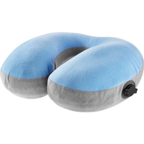 Cocoon U-shaped Neck Pillow, Kissen, hellblau/grau
