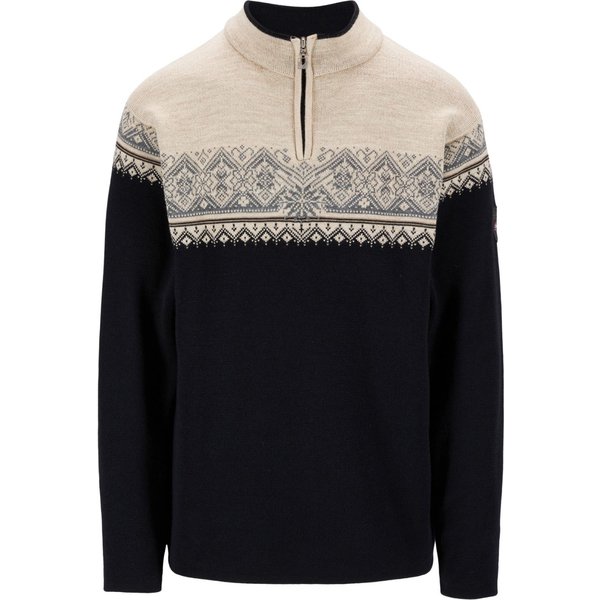 Dale of Norway Moritz, Pullover, Herren, schwarz/beige