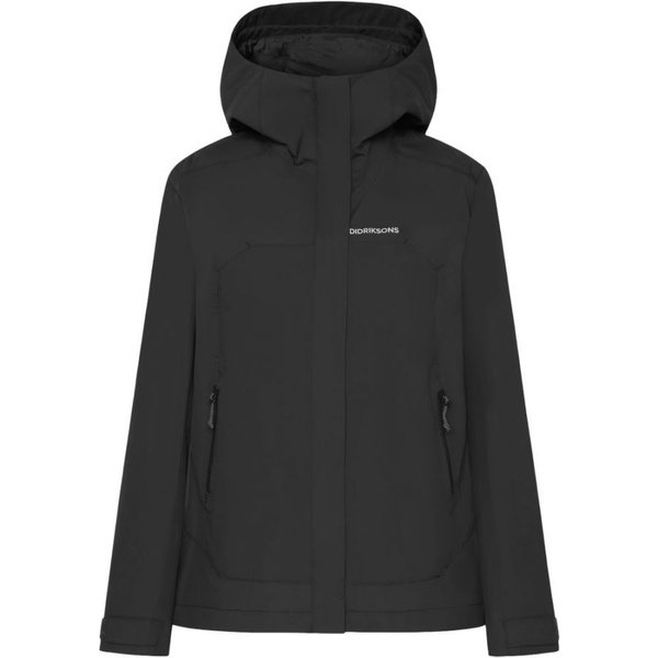 Didriksons Grit, Regenjacke, Damen, schwarz