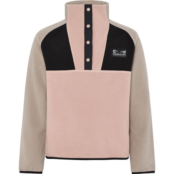 Didriksons Yokto, Fleecepullover, Junior, rosa