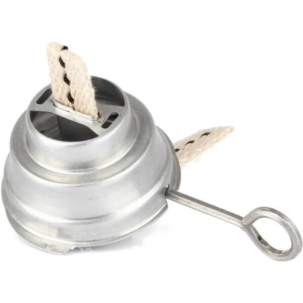 Feuerhand Burner with Wick for 276, Silber