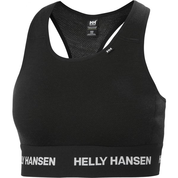 Helly Hansen Lifa Merino Midweight Bra, Damen, schwarz