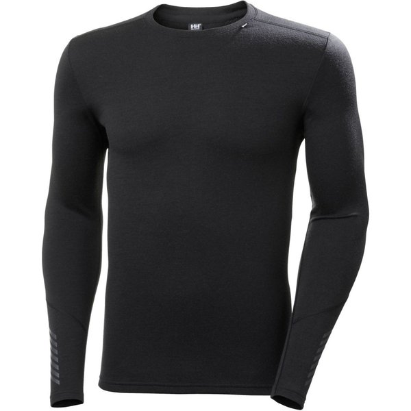 Helly Hansen Lifa Merino Midweight Crew, Herren, schwarz