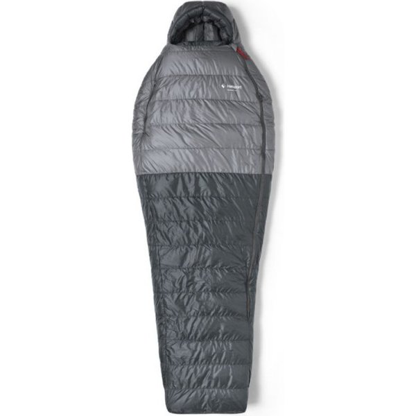 Helsport Pro Down -5 175cm, Schlafsack, smoky grey / ruby red