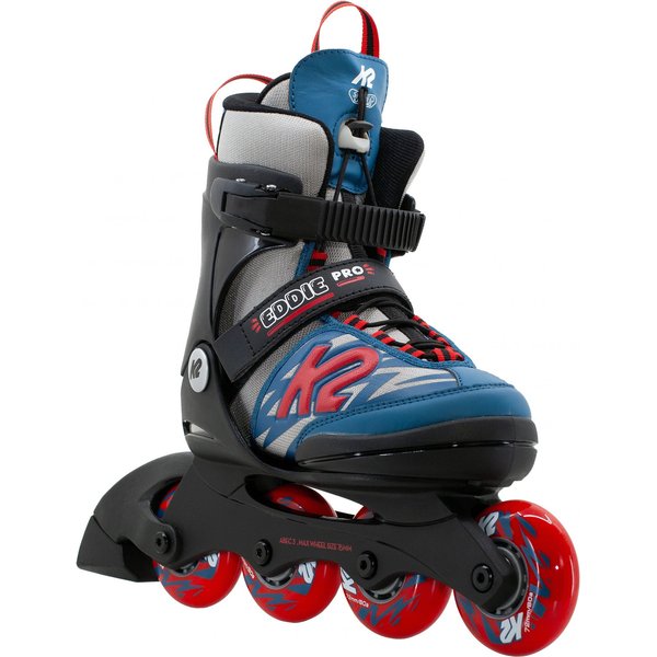 K2 Eddie Pro, Inlineskates, Junior, schwarz/blau