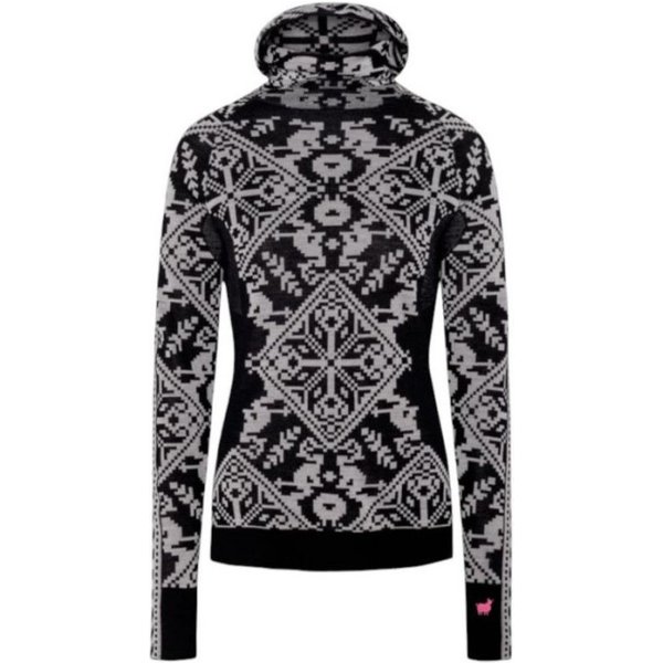 Kari Traa Saga Hood, Skiunterhemd, Damen, schwarz