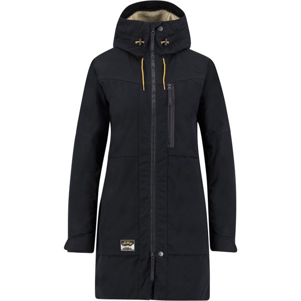 Lundhags Knak Pile Ws Parka, Parka, Damen, Schwarz