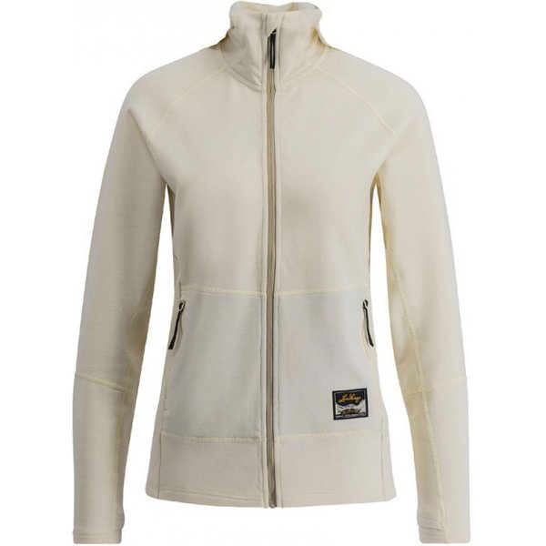 Lundhags Tived Merino Full Zip W, Mittelschicht, schwarz, weiß