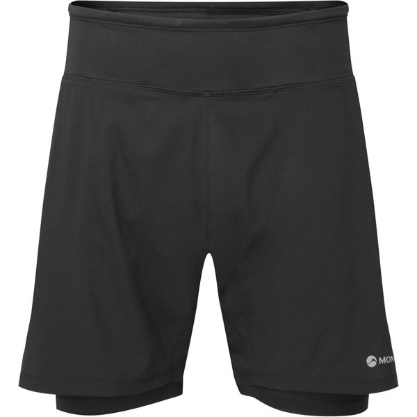 Montane Slipstream Twin Skin Shorts, Herren, schwarz