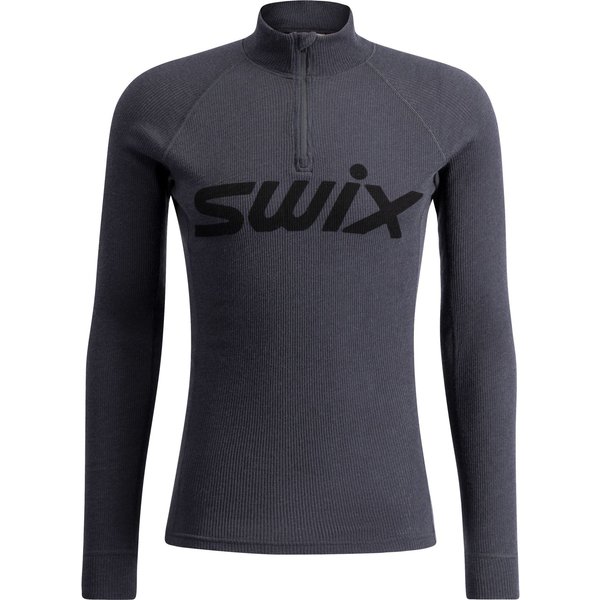 Swix RaceX Merino Half Zip, Herren, dunkelgrau