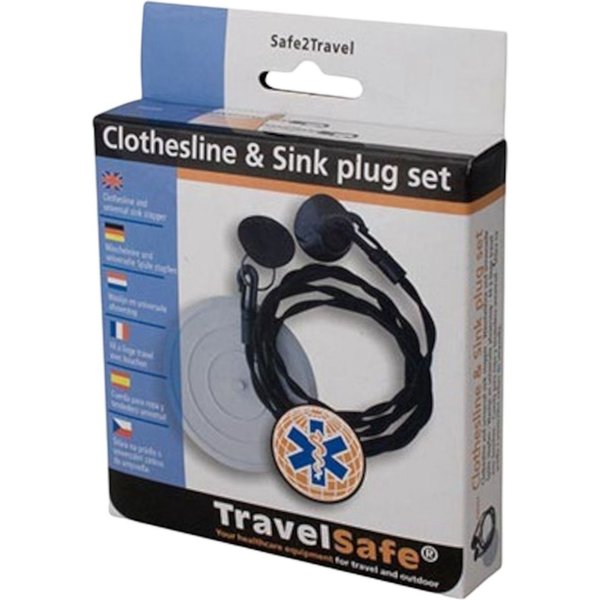TravelSafe Elastische Wäscheleine, 1,5 Meter