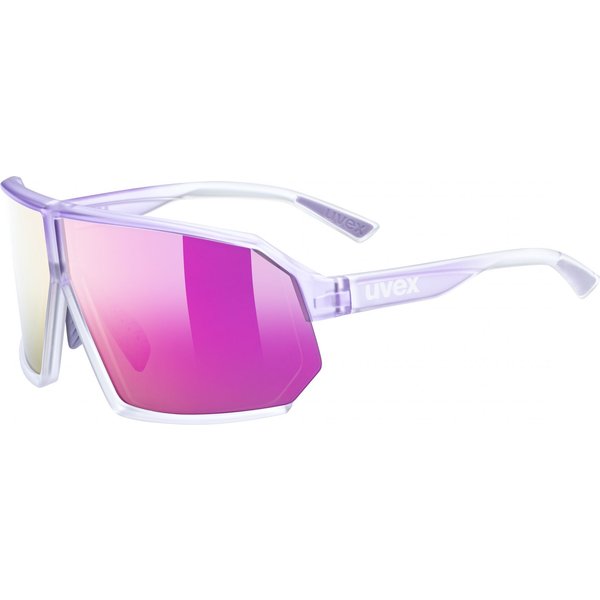 Uvex sportstyle 237, Sonnenbrille, transparent lila