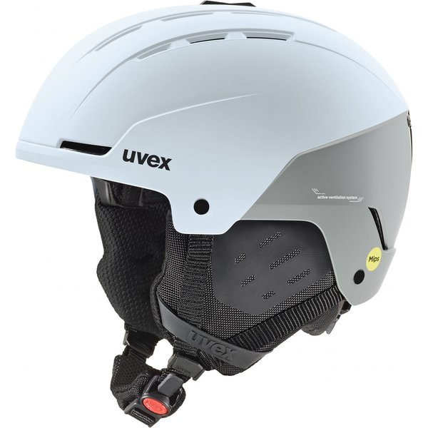 Uvex Stance MIPS, Skihelm, hellblau/grau