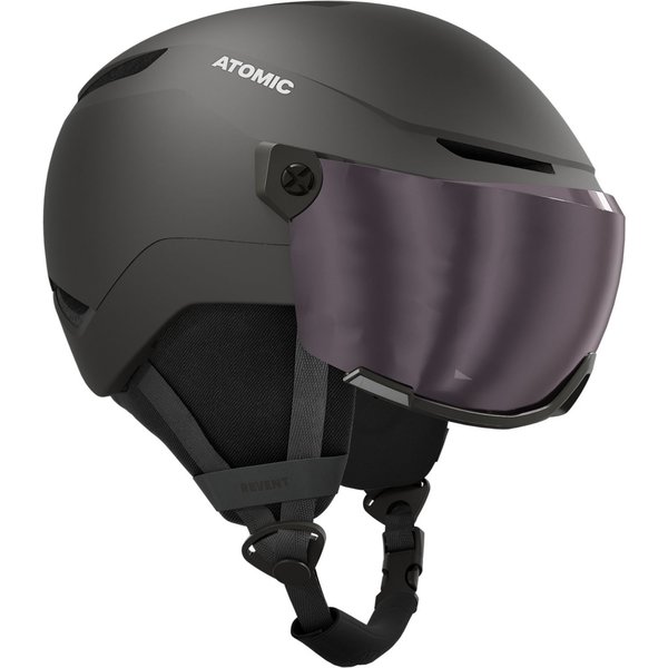 Atomic Revent Visor, Skihelm mit Visier, Junior, schwarz