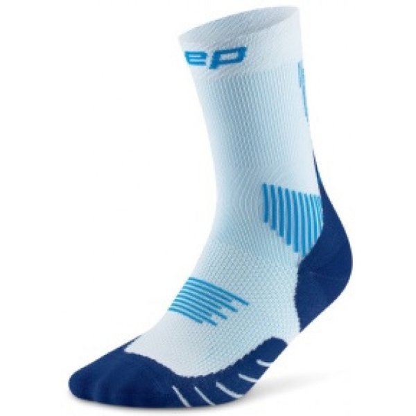 CEP Core Run Socks Mid Cut 5.0, Laufsocken, Damen, hellblau