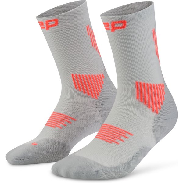CEP Core Run Socks Mid Cut 5.0, Laufstrümpfe, Herren, grau