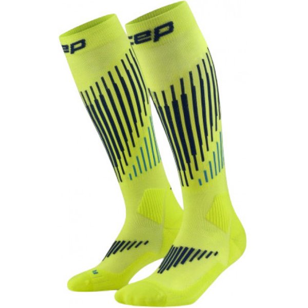 CEP Ski Touring Merino Socks Tall 3.0, Skisocken, Damen, gelb