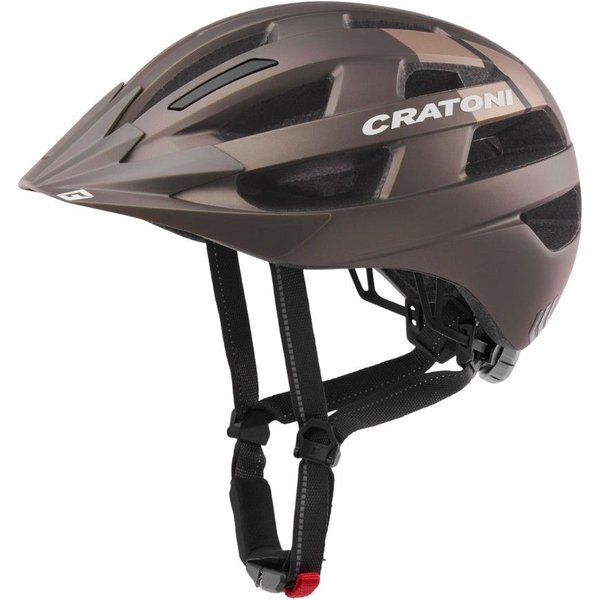Cratoni Velo-X, Fahrradhelm, mattbraun