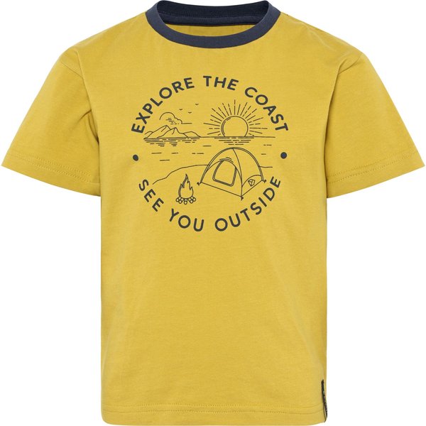 Didriksons Mynta, T-Shirt, Junior, gelb