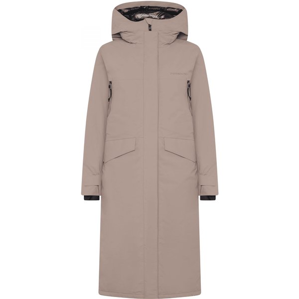 Didriksons Neja Long, Parka, Damen, ash brown