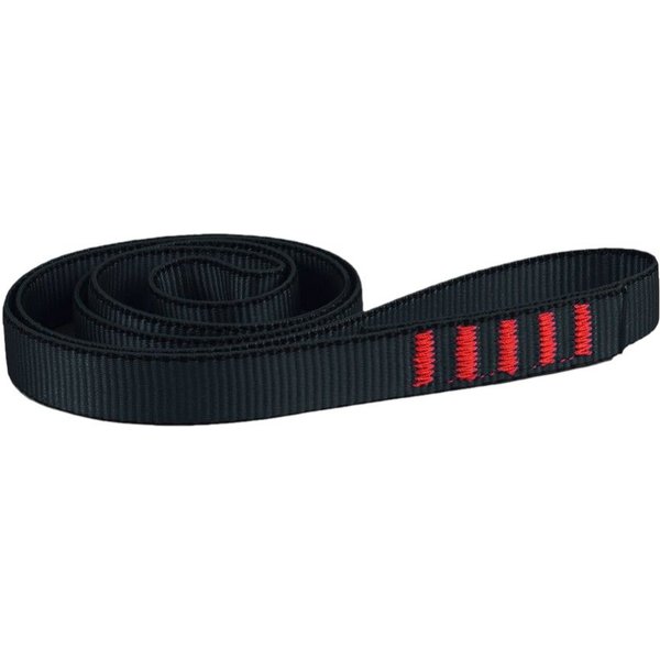 Edelweiss Sling Flat 18MM X5, Kletterschlinge, schwarz