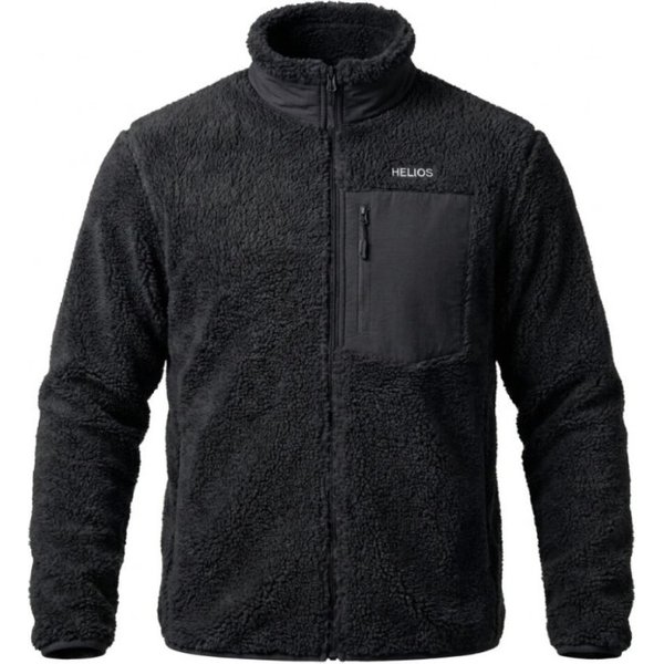 HELIOS Fjord Quilted, Fleecejacke, schwarz