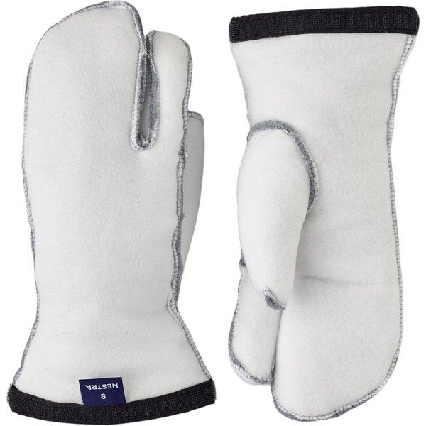 Hestra Heli Ski Liner, 3-Finger-Innenhandschuhe, weiß