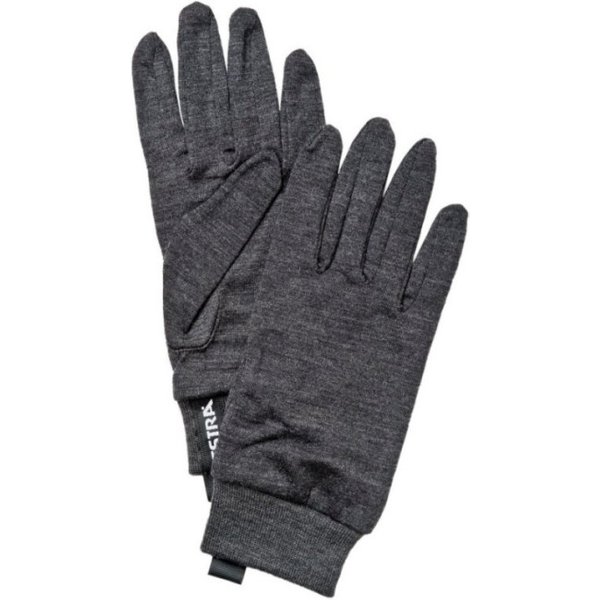 Hestra Merinowolle Liner Active, grau